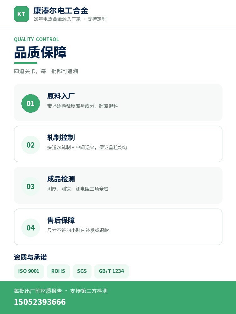 铁铬铝电阻带 品质保障