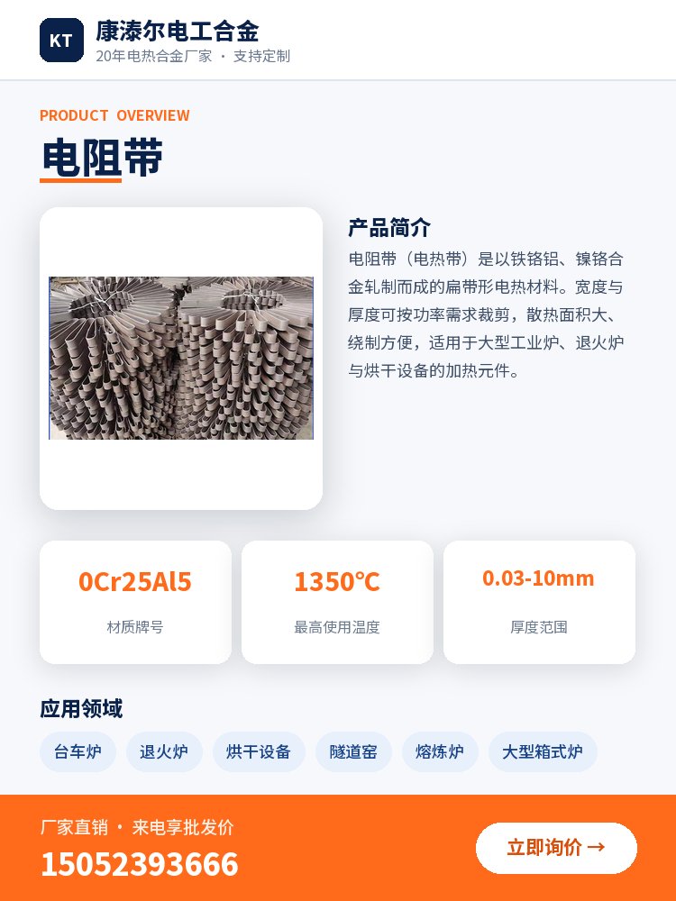 电阻带 产品简介