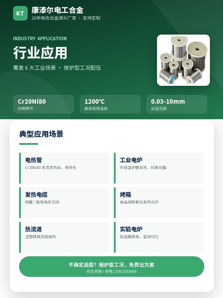 镍铬细线 核心优势