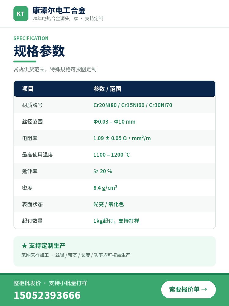 镍铬薄带 品质保障